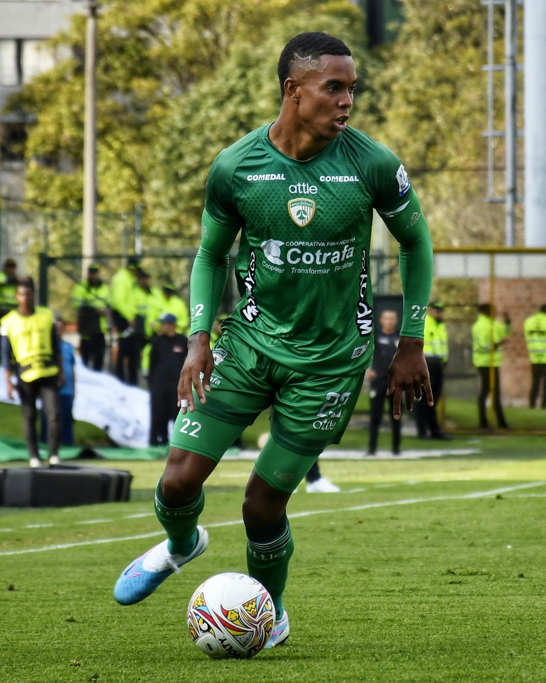 Player on the pitch